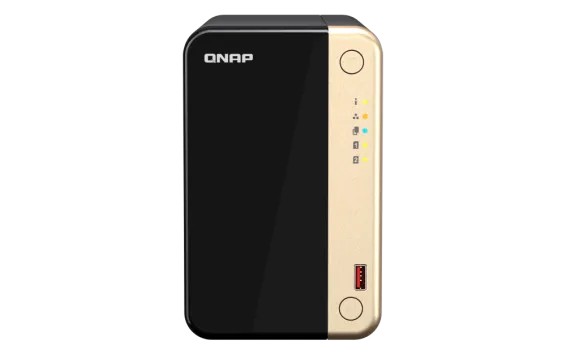 QNAP - TS-264-8G-US - QNAP TS-264 2-Bay High-Performance Desktop NAS. Intel 4C/4T Processor, burst up to 2.9GHz with 8GB DDR4 RAM On-Board