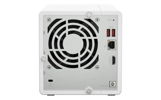 QNAP - TS-364-8G-US - QNAP 3-Bay High-Performance desktop NAS with Intel Celeron 4-Core N5105/N5095, 8GB DDR4 RAM (On-Board, Non Expandable), 1 x 2.5GbE, 1 x HDMI 1.4b, 2 x M.2 PCIe Gen 3 Slots