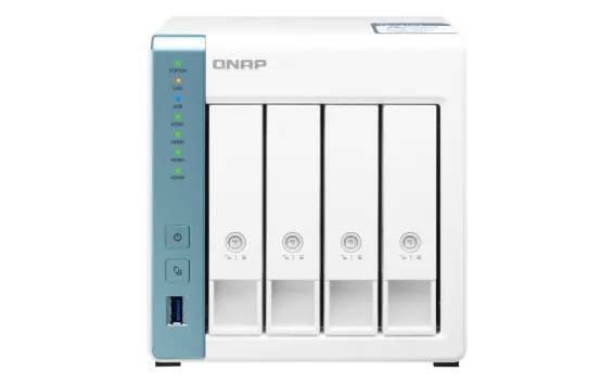 QNAP - TS-431P3-4G-US - QNAP 4-Bay High-Performance Private Cloud NAS with 2.5GbE Network. Annapurna Labs AL314 4-Core 1.7GHz Processor with 4GB RAM