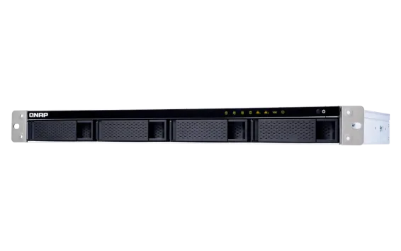 QNAP - TS-431XeU-2G-US - QNAP 4-bay 1U Short-Depth Rackmount NAS with Built-in 10GbE Network