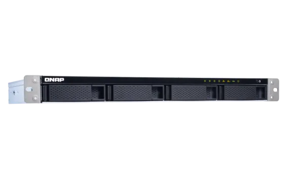QNAP - TS-431XeU-2G-US - QNAP 4-bay 1U Short-Depth Rackmount NAS with Built-in 10GbE Network