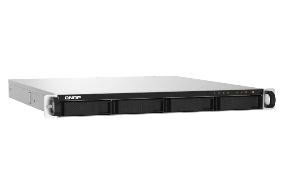 QNAP - TS-432PXU-2G-US - QNAP 1U 4-Bay ARM-based 2.5G &10G NAS, Quad Core 1.7GHz, 2GB DDR3 RAM, 2 x 10GbE SFP+, 2 x GbE, Single Power Supply (not upgradeable)