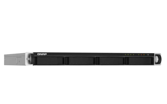QNAP - TS-432PXU-RP-2G-US - QNAP 1U 4-Bay ARM-based 2.5G &10G NAS, Quad Core 1.7GHz, 2GB DDR3 RAM, 2 x 10GbE SFP+, 2 x GbE, Redundant Power Supply