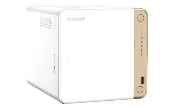 QNAP - TS-462-4G-US - QNAP 4-Bay desktop NAS, Intel Celeron N4505 dual-core processor, 4GB DDR4 RAM On-Board (Non-Expandable)