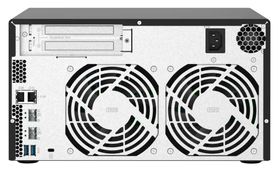 QNAP - TS-832PX-4G-US - QNAP 8-Bay desktop NAS, AL324 64-bit quad-core 1.7GHz, 4GB DDR4 SODIMM RAM (1 x 4GB, max 16GB)