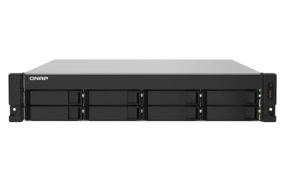QNAP - TS-832PXU-4G-US - QNAP 2U 8-Bay ARM-based 2.5G &10G NAS, Quad Core 1.7GHz, 4GB DDR3 RAM, 2 x 10GbE SFP+, 2 x 2.5GbE, Single Power Supply