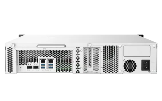 QNAP - TS-832PXU-4G-US - QNAP 2U 8-Bay ARM-based 2.5G &10G NAS, Quad Core 1.7GHz, 4GB DDR3 RAM, 2 x 10GbE SFP+, 2 x 2.5GbE, Single Power Supply