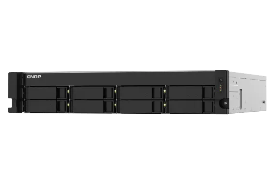 QNAP - TS-832PXU-RP-4G-US - QNAP 2U 8-Bay ARM-based 2.5G &10G NAS, Quad Core 1.7GHz, 4GB DDR3 RAM, 2 x 10GbE SFP+, 2 x 2.5GbE, Redundant Power Supply