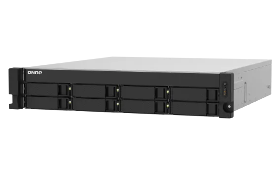 QNAP - TS-832PXU-RP-4G-US - QNAP 2U 8-Bay ARM-based 2.5G &10G NAS, Quad Core 1.7GHz, 4GB DDR3 RAM, 2 x 10GbE SFP+, 2 x 2.5GbE, Redundant Power Supply