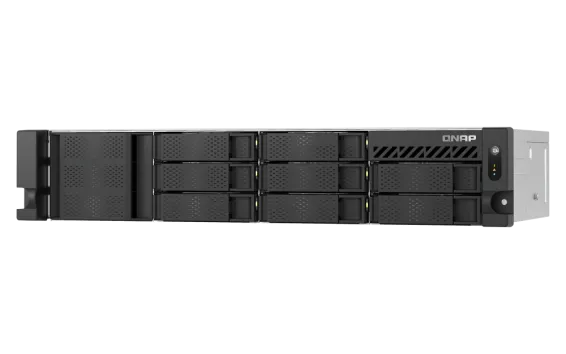QNAP - TS-855eU-8G-US - QNAP 2U 8-Bay short depth rackmount NAS/iSCSI IP-SAN. Intel Atom C5125 8C 2.8GHz, 8GB RAM