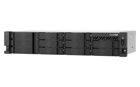 QNAP - TS-855eU-8G-US - QNAP 2U 8-Bay short depth rackmount NAS/iSCSI IP-SAN. Intel Atom C5125 8C 2.8GHz, 8GB RAM