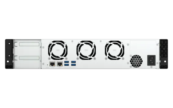 QNAP - TS-855eU-8G-US - QNAP 2U 8-Bay short depth rackmount NAS/iSCSI IP-SAN. Intel Atom C5125 8C 2.8GHz, 8GB RAM