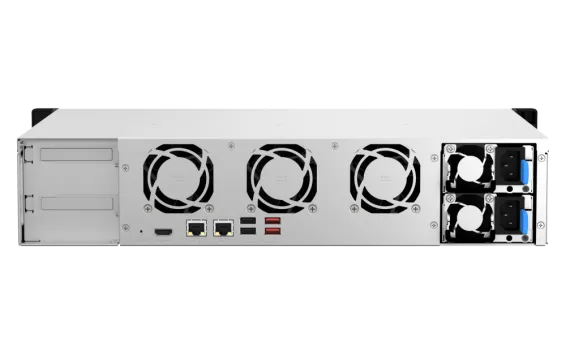 QNAP - TS-864eU-RP-4G-US - QNAP 2U 8-bay short depth 12" rackmount NAS, Intel Celeron N5105/N5095 4C/4T