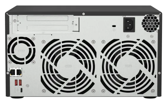 QNAP - TS-873A-8G-US - QNAP Desktop 8-bay NAS/iSCSI IP-SAN, AMD Ryzen V1000 series V1500B 4C/8T 2.2 GHz, 8GB RAM, two 2.5GbE, 10G-ready