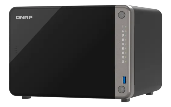 QNAP - TS-AI642-8G-US - QNAP 6-Bay desktop AI NAS, NPU 6TOPS, 4C ARM Cortex-A76 2.2GHz, 4C Cortex-A55 1.8GHz, 8GB DDR4 RAM