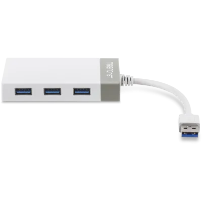 TRENDNET - TU3-ETGH3 - USB 3.0 to Gigabit Ethernet Adapter + USB Hub