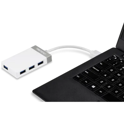 TRENDNET - TU3-H4E - 4-port High Speed USB 3.0 Mini Hub