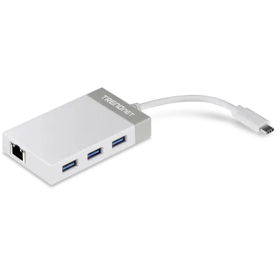 TRENDNET - TUC-ETGH3 - USB-C to Gigabit Ethernet Adapter + USB Hub