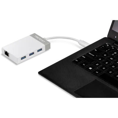 TRENDNET - TUC-ETGH3 - USB-C to Gigabit Ethernet Adapter + USB Hub