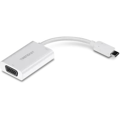 TRENDNET - TUC-VGA2 - USB-C to VGA HDTV Adapter with PD support