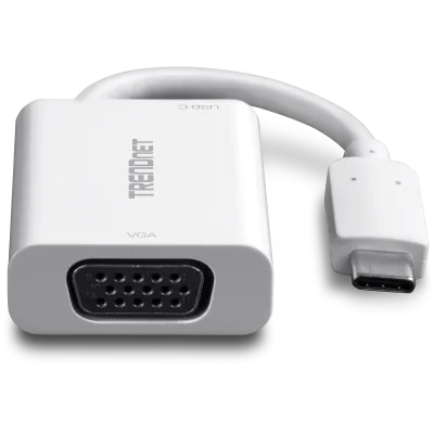 TRENDNET - TUC-VGA2 - USB-C to VGA HDTV Adapter with PD support