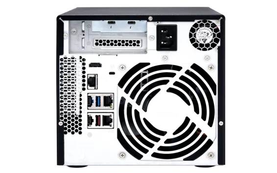 QNAP - TVS-472XT-i3-4G-US - QNAP Ultra-High Speed 4 Bay Thunderbolt 3 NAS.Intel Core i3 4-core Processor, 4GB DDR4 RAM