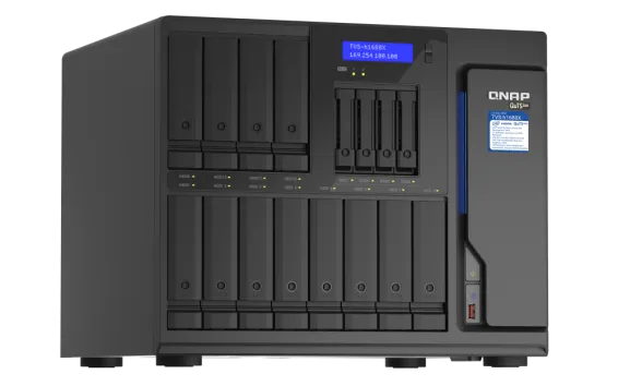 QNAP - TVS-h1688X-W1250-32G-US - QNAP - TVS-h1688X-W1250-32G-US - QNAP 16-Bay TurboNAS (12 x 3.5" HDD + 4 x 2.5" SSD)