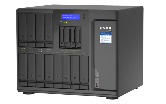 QNAP - TVS-h1688X-W1250-32G-US - QNAP - TVS-h1688X-W1250-32G-US - QNAP 16-Bay TurboNAS (12 x 3.5" HDD + 4 x 2.5" SSD)