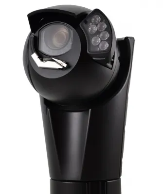 VideoTec - UE22F000A - ULISSE EVO PTZ with image stabilizer and dynamic masking, 24Vac/dc - PoE 90W, SONY FCB-EV7520 camera Super Low-light Day/Night FullHD zoom 30x, 1/2.8", H.264/AVC, wiper, black (RAL9005)