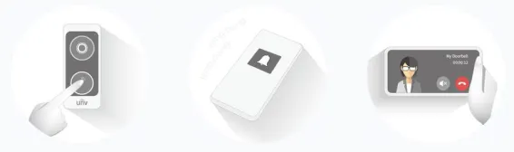 Uniview - URDB1 - UNV 2MP Video Doorbell