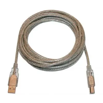 Cyber Power - USB-5AB20-SS - 5 Meter (16'4") High Speed USB 2.0 Peripheral Cable - Silver with Silver Connectors