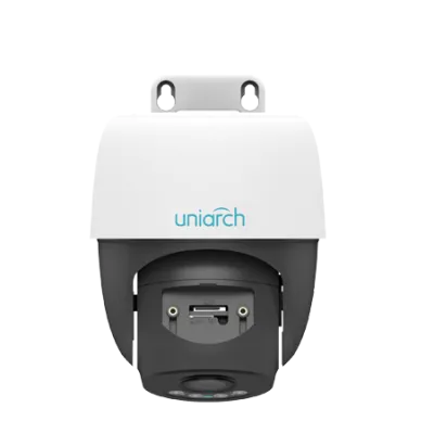 Uniview - Uho-P2A-M3F4D - 3MP Outdoor Wi-Fi PT camera, Internal Antenna, 1.5W high power speaker, Quick installation with detachable mounting plate