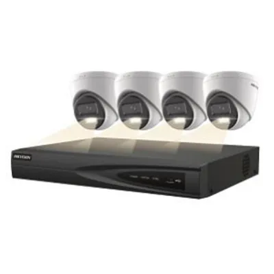Hikvision - EKI-K41T44H - KIT 4K NVR 4CH 1TB 4TR 4MP 2.8M