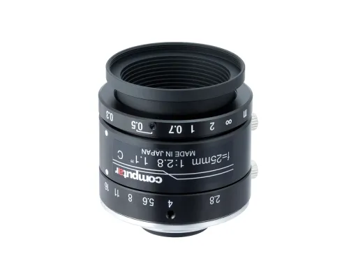Computar - V2528-MPY - 12MP, 1.1" 25mm F2.8, 3.45mm Ultra-low Distortion Lens (C-Mount)