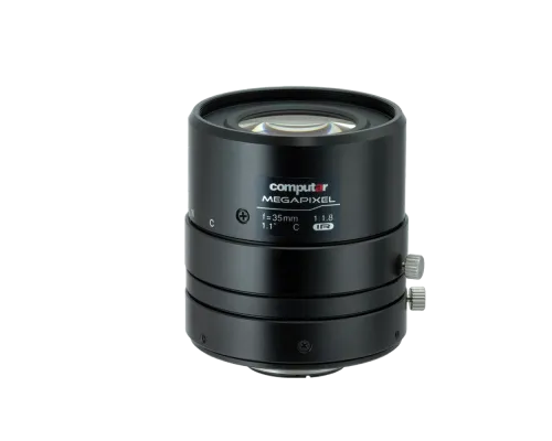 Computar - V3518FIC-MPYIR - 12MP, 1.1" 35mm F1.8, 3.45um IR Corrected Ultra-low Distortion Lens (C-Mount)