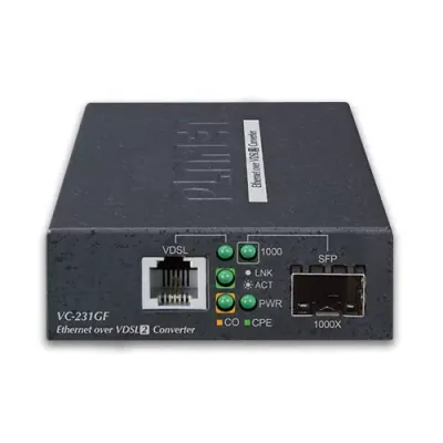 PLANET - VC-231GF - 1-Port 1000X SFP + 1-Port RJ11 VDSL2 Converter -30a profile w/ G.vectoring