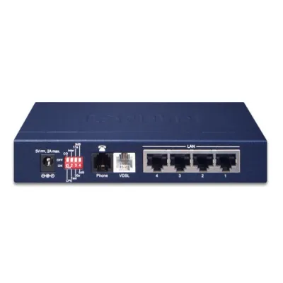 Planet - VC-234 - 100/100 Mbps Ethernet (4-Port LAN) to VDSL2 Bridge - 30a profile