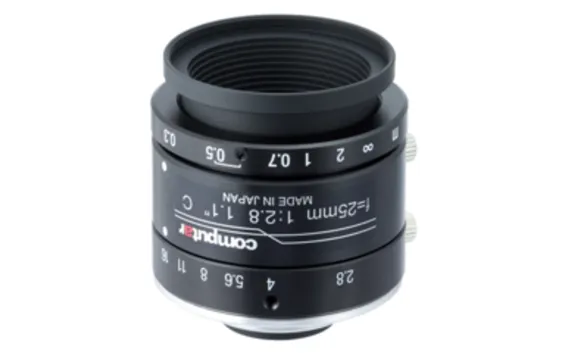 Computar - VG2518KC-MPYIR-V31 - 1.1" 25mm f1.8, 12 megapixel, P iris, IR Corrected, C-Mount