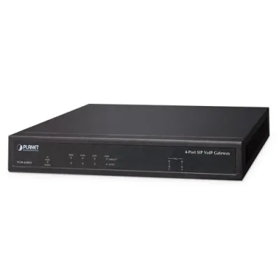 PLANET - VGW-420FO - 4-Port SIP VoIP Gateway (4*FXO): IETF SIP 2.0, T.38 FAX, Multiple codecs: G.711A/U, G.723.1, G.729A/B