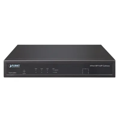 PLANET - VGW-420FO - 4-Port SIP VoIP Gateway (4*FXO): IETF SIP 2.0, T.38 FAX, Multiple codecs: G.711A/U, G.723.1, G.729A/B