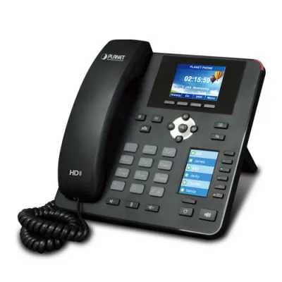 Planet - VIP-2140PT - High Definition Color PoE IP Phone with Dual Display