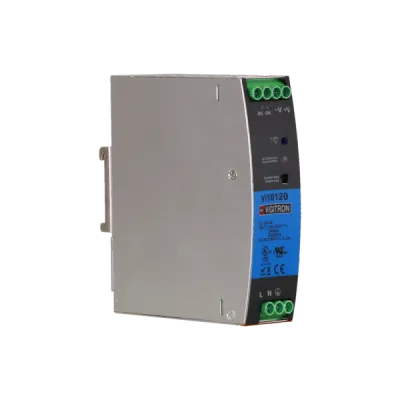 Vigitron - Vi10120 - DIN Rail Power Supply, Hardened, 56VDC, 120W, 90-240 VAC Input