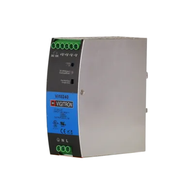 Vigitron - Vi10240 - DIN Rail Power Supply, Hardened, 56VDC / 240W, 90-240 VAC Input