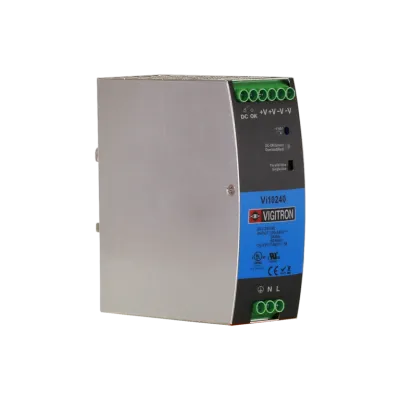 Vigitron - Vi10240 - DIN Rail Power Supply, Hardened, 56VDC / 240W, 90-240 VAC Input
