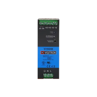 Vigitron - Vi10240 - DIN Rail Power Supply, Hardened, 56VDC / 240W, 90-240 VAC Input