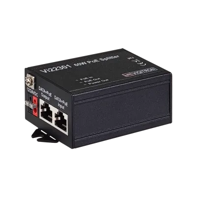 Vigitron - Vi22301 - MaxiiPower™ IEEE802.3af/at 60W PoE Splitter, PoE/12VDC/24DVC @ 30W output