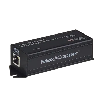 Vigitron - Vi2301AU - 1-Port MaxiiCopper Ethernet Extender over UTP, af/at/bt 90W PoE,, Requires PoE source or optional Vi0012 power supply