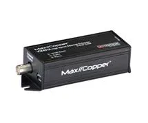 Vigitron - Vi2401A - 1-Port MaxiiCopper™ Ethernet Extender over Coax, af/at 37W PoE, Requires PoE or optional Vi0012 power supply