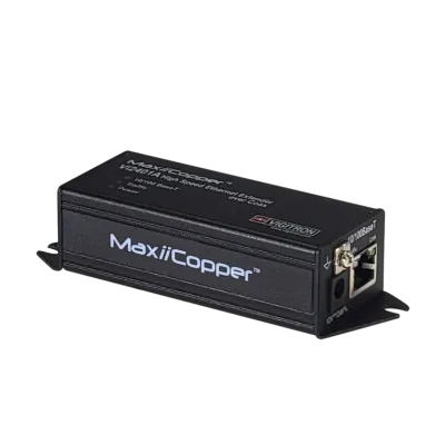 Vigitron - Vi2401A - 1-Port MaxiiCopper™ Ethernet Extender over Coax, af/at 37W PoE, Requires PoE or optional Vi0012 power supply