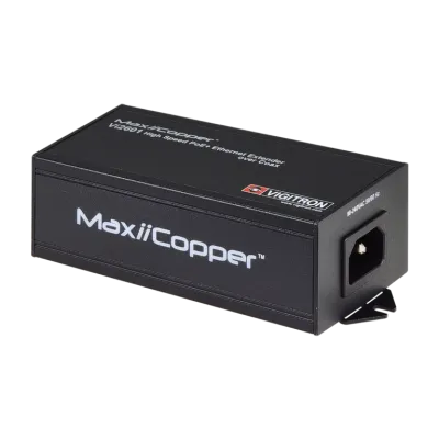 Vigitron - Vi2601 - 1-Port MaxiiPower Ethernet Extender over Coax, af/at 30W Midspan w/built-in power supply